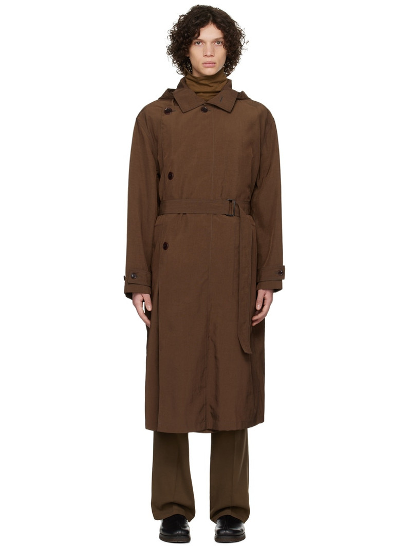 Brown Light Trench Coat 1