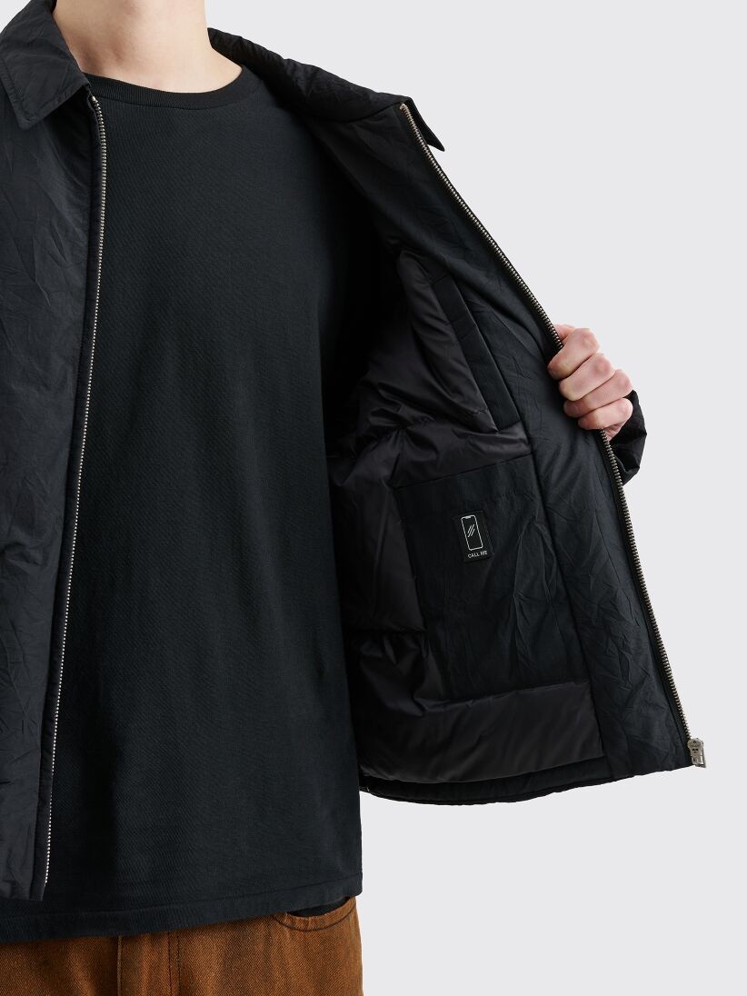 ACNE STUDIOS LIGHTWEIGHT DOWN JACKET BLACK - 6