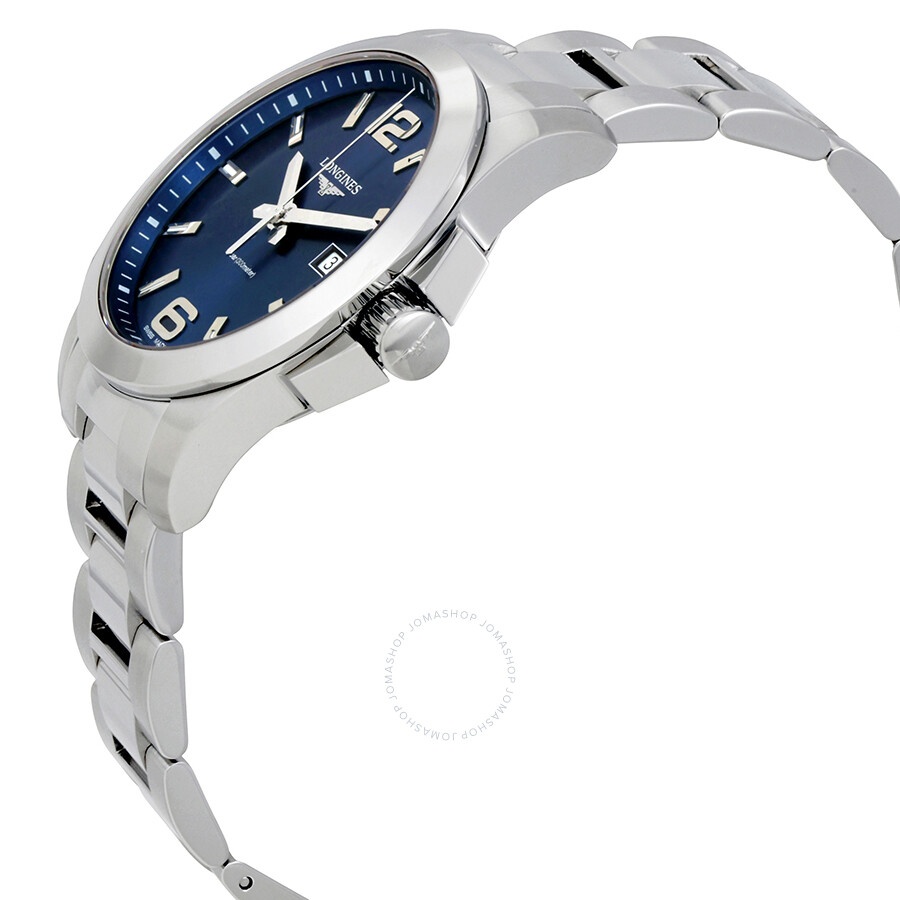 Longines Conquest Blue Dial Stainless Steel Men's 43mm Watch L37604966 - 2