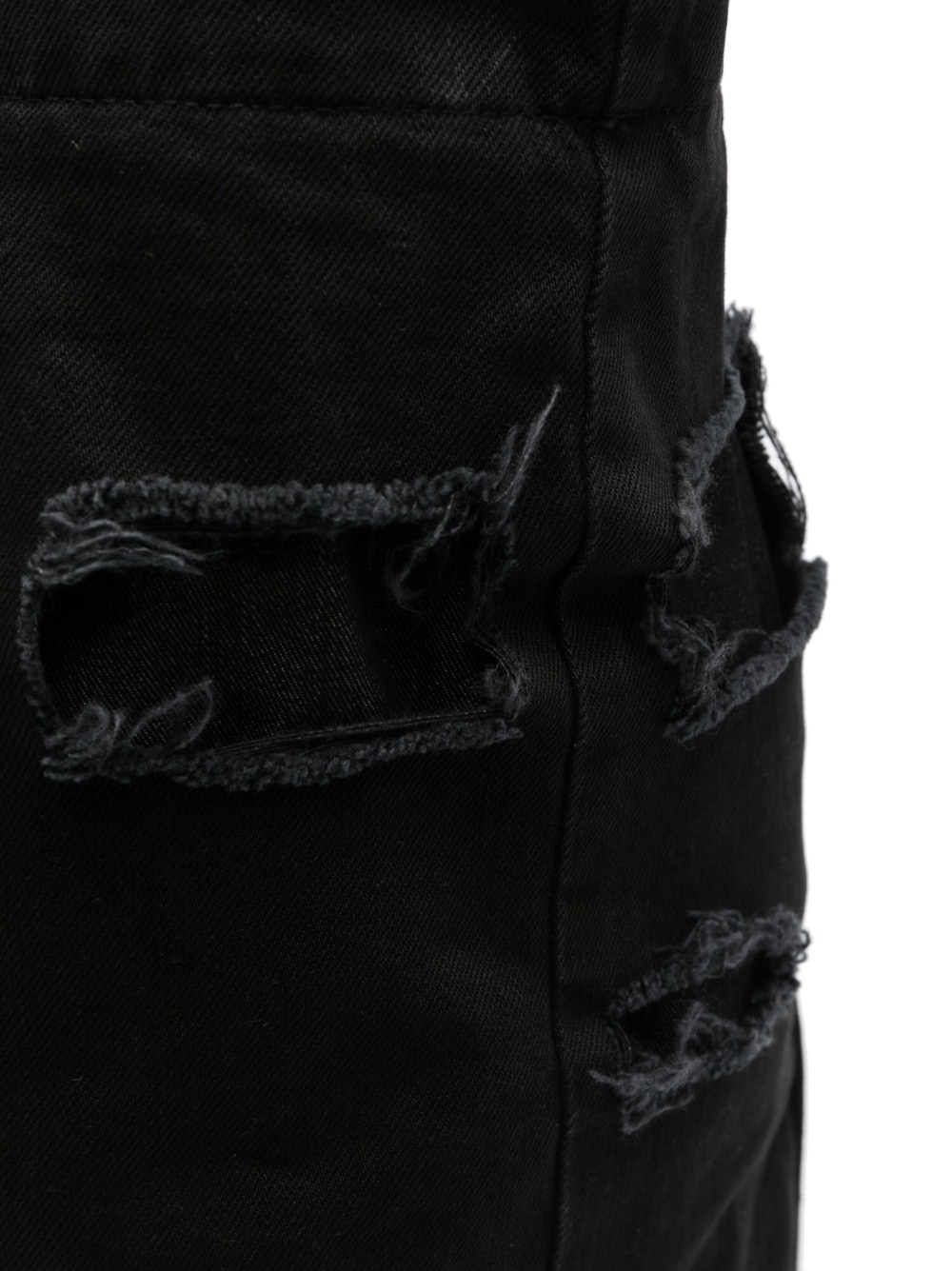 logo-patch distressed-effect tote - 4