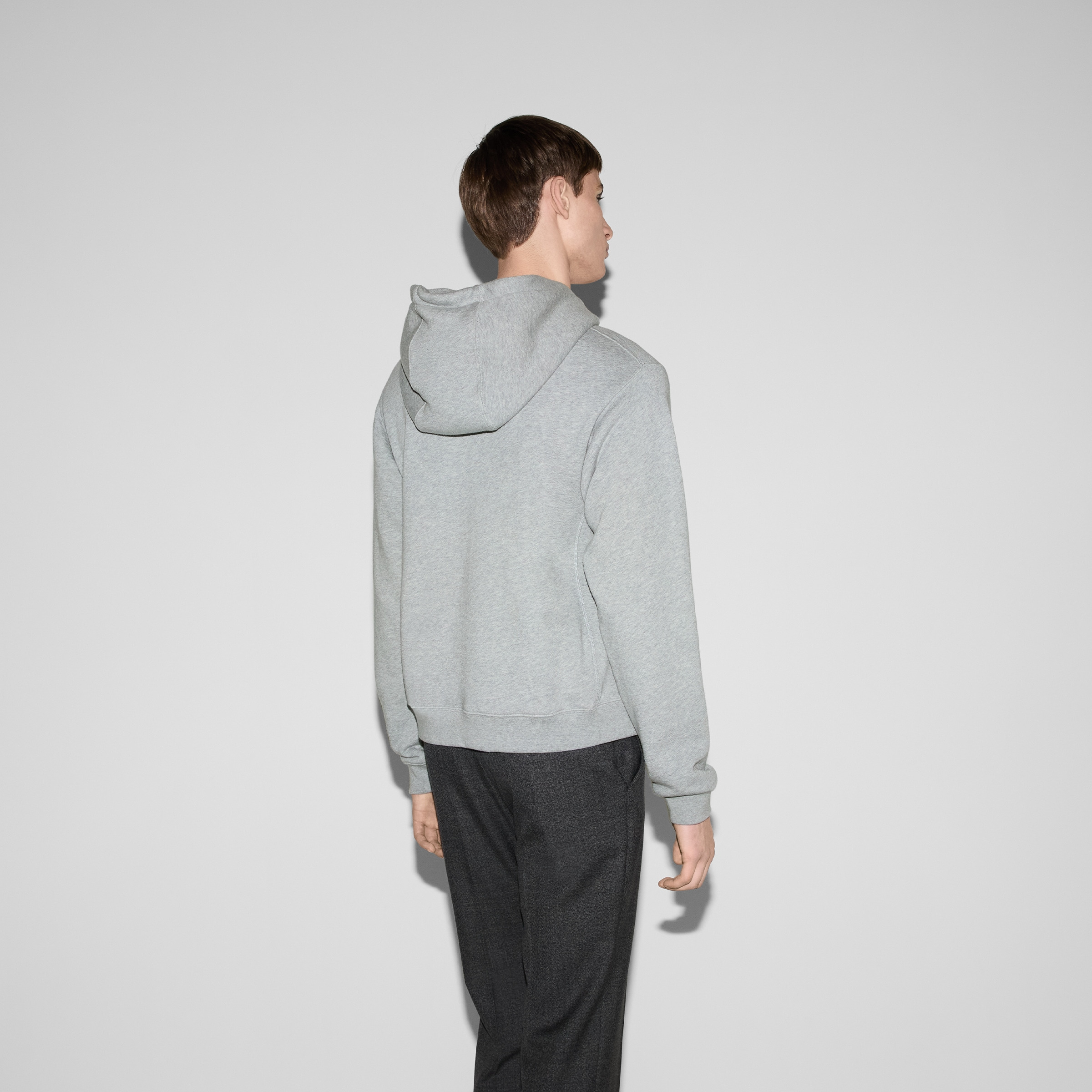 Cotton jersey hooded sweatshirt - 4