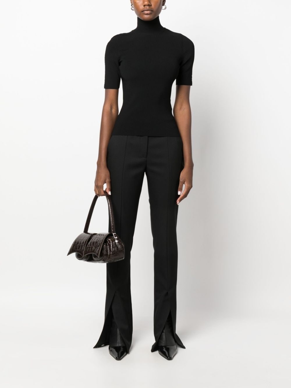 Tech Drill flared trousers - 2
