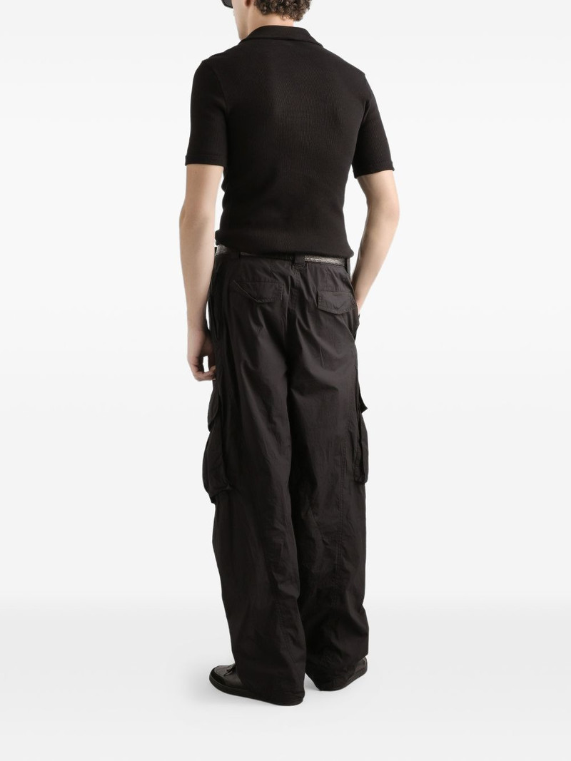 corded lace-up polo shirt 3