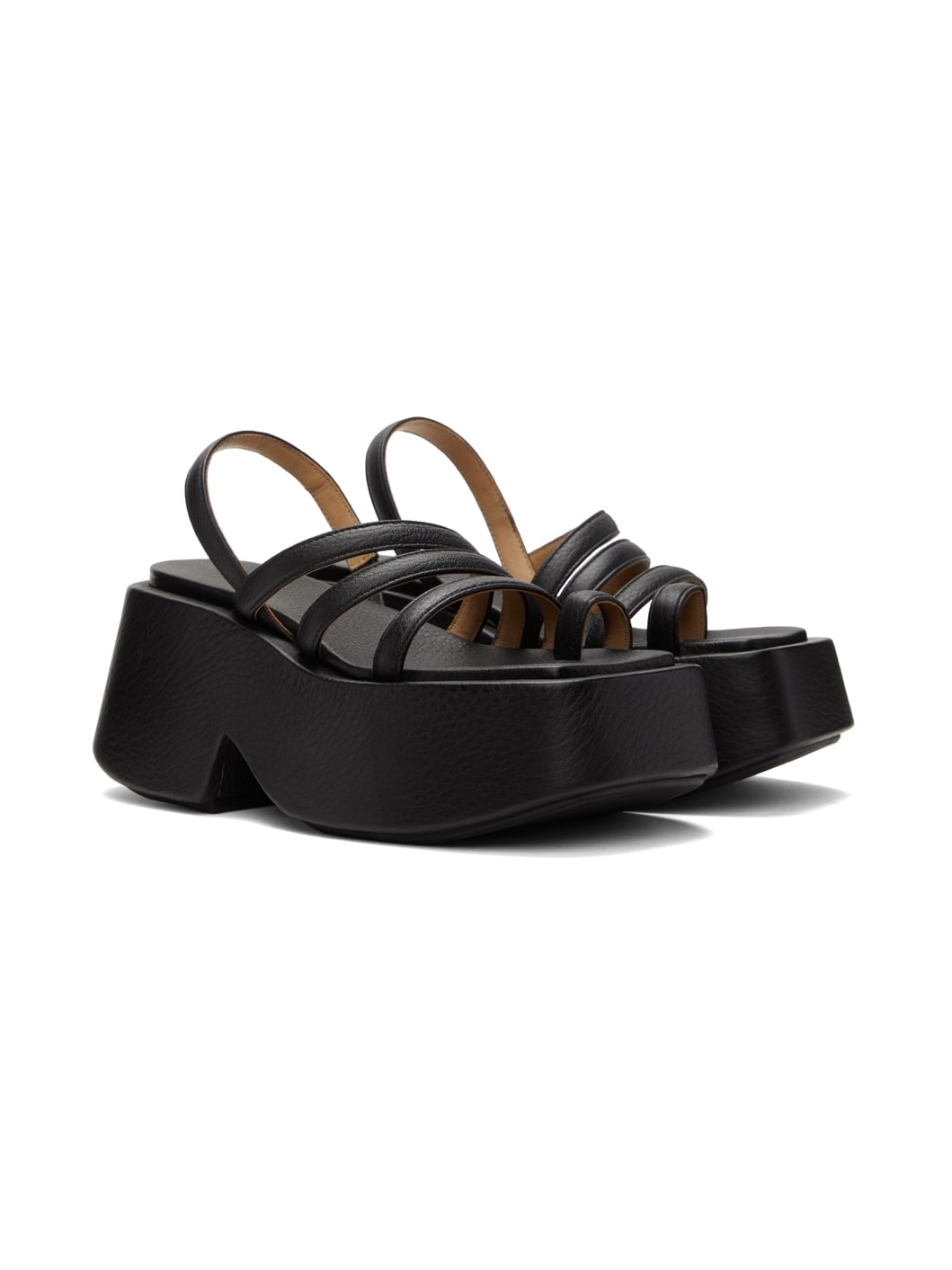 Black Zeppo Sandals - 4