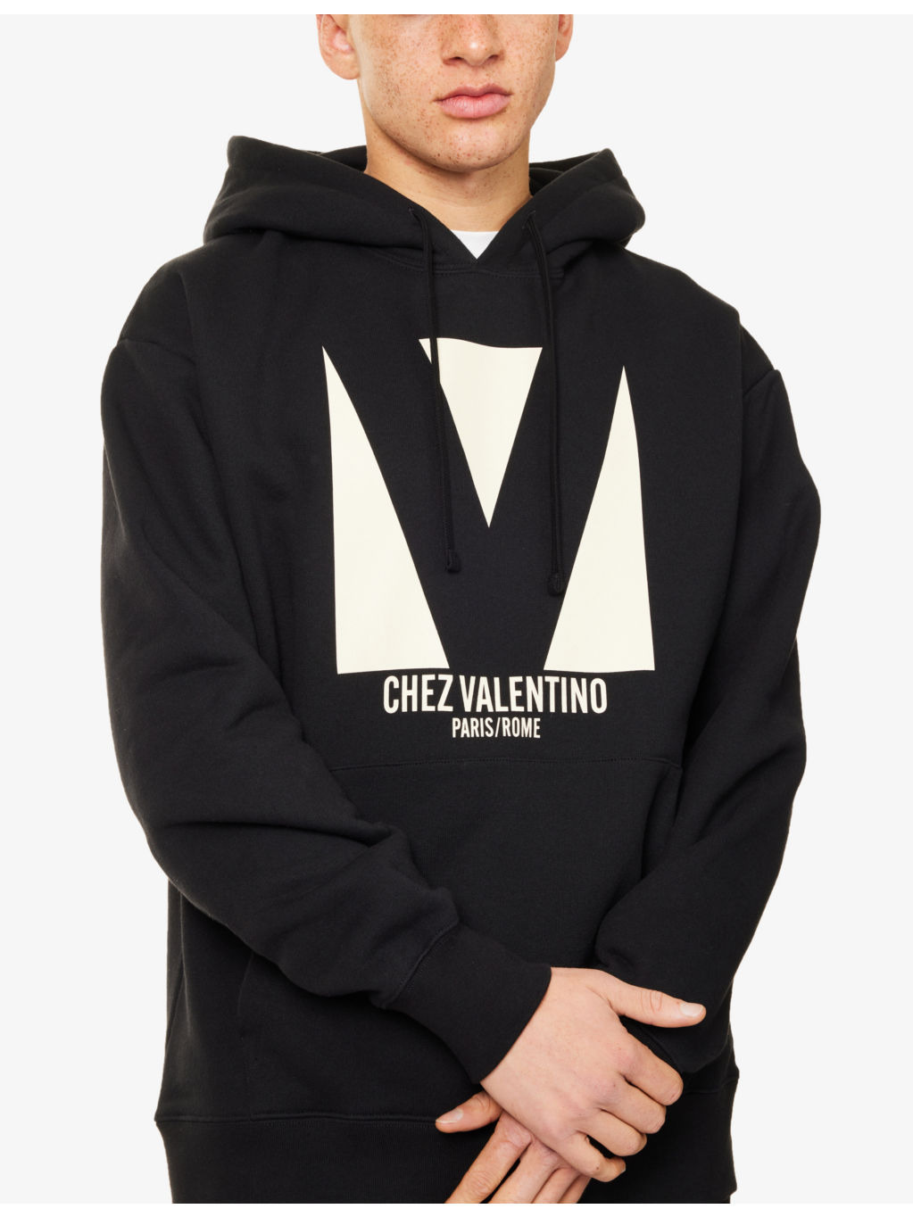 Logo-print relaxed-fit cotton-jersey hoody - 5