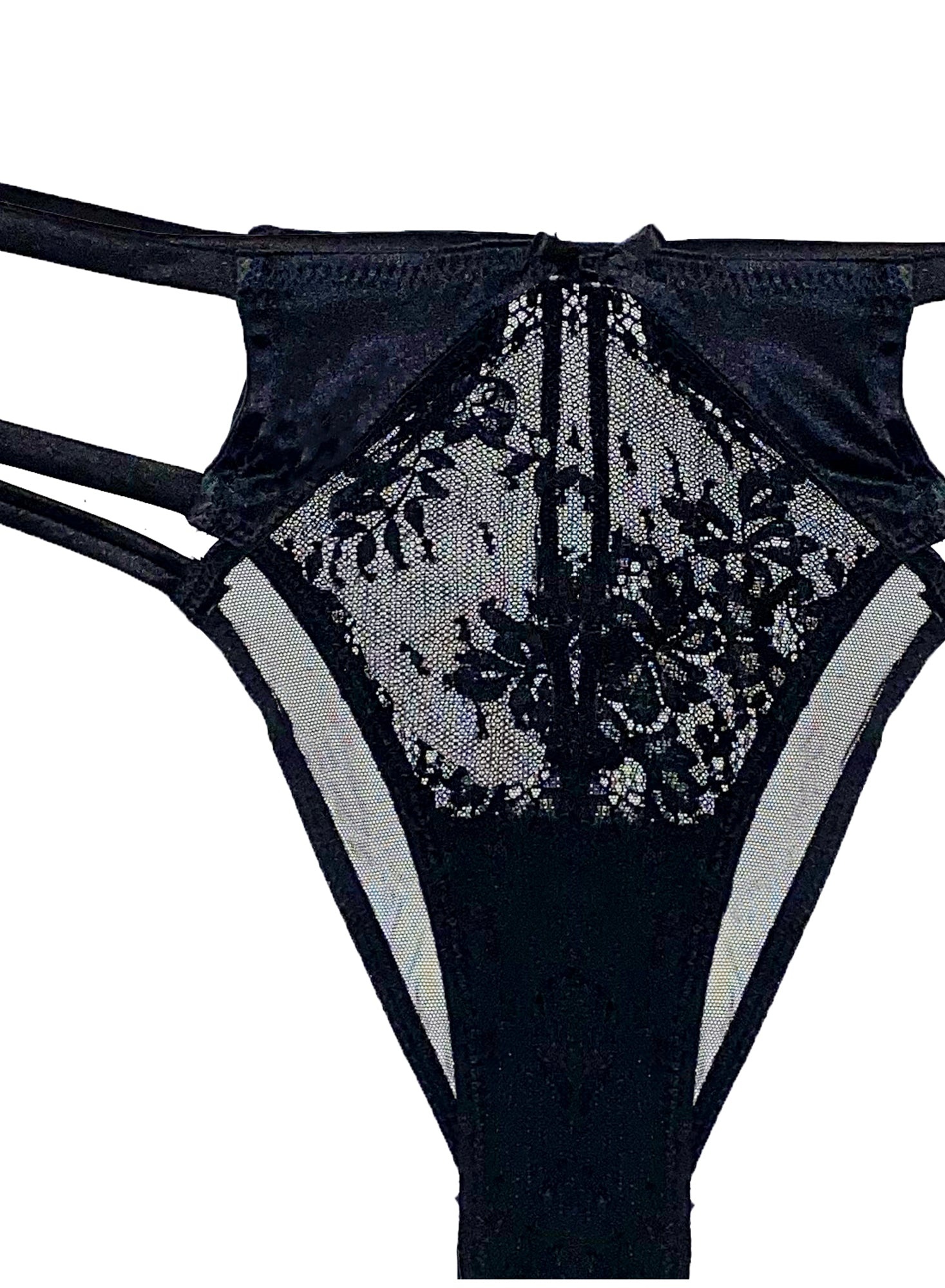 Frankie Lace Strappy Tanga - 7