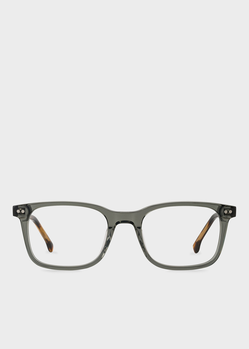 Havana Crystal Grey 'Ferguson' Spectacles 1