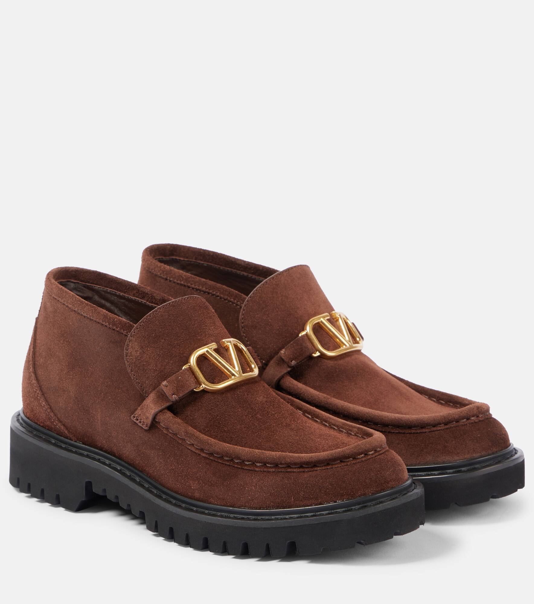 VLogo Signature suede desert boots - 1