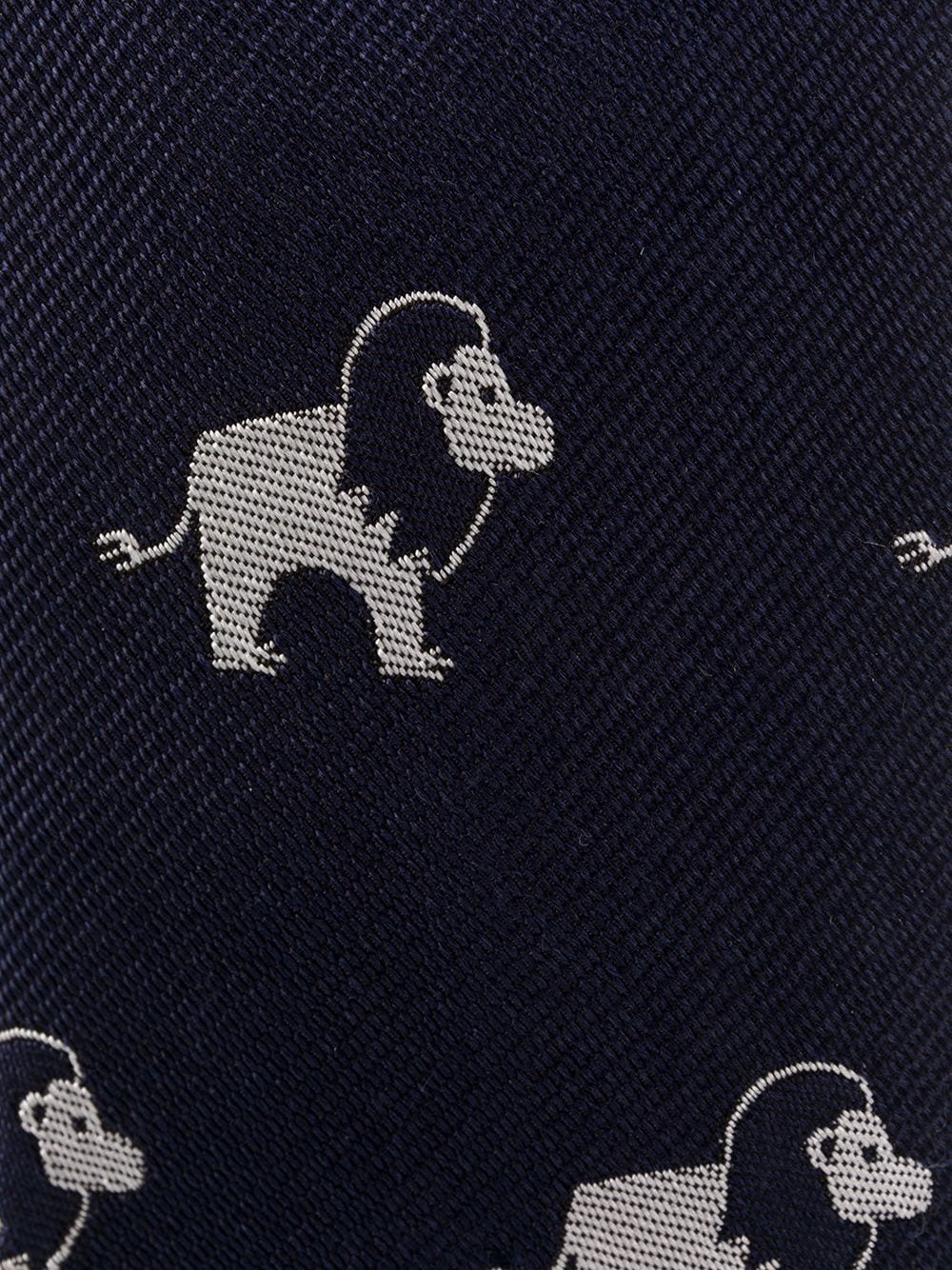 lion print tie - 2