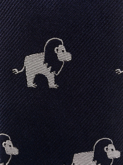 Thom Browne lion print tie outlook