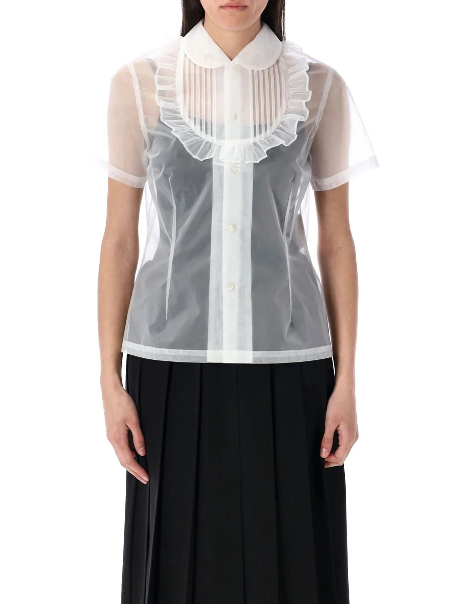 Comme Des Garçons Tulle Shirt Plastron - 1