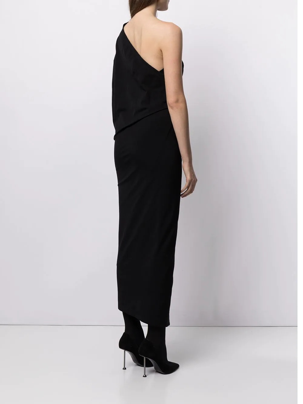 asymmetric wrap dress - 4