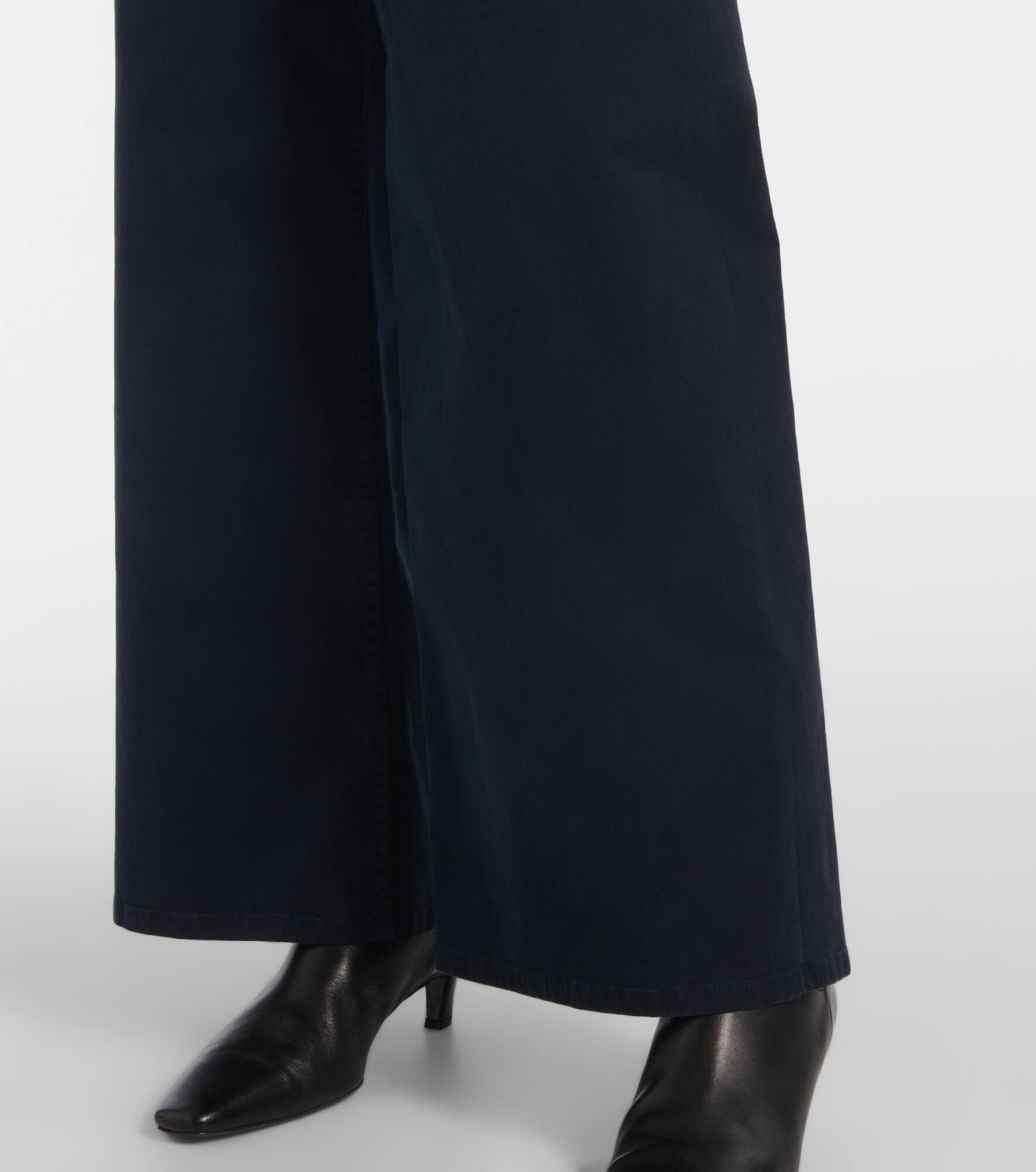 Megan cotton wide-leg pants - 5