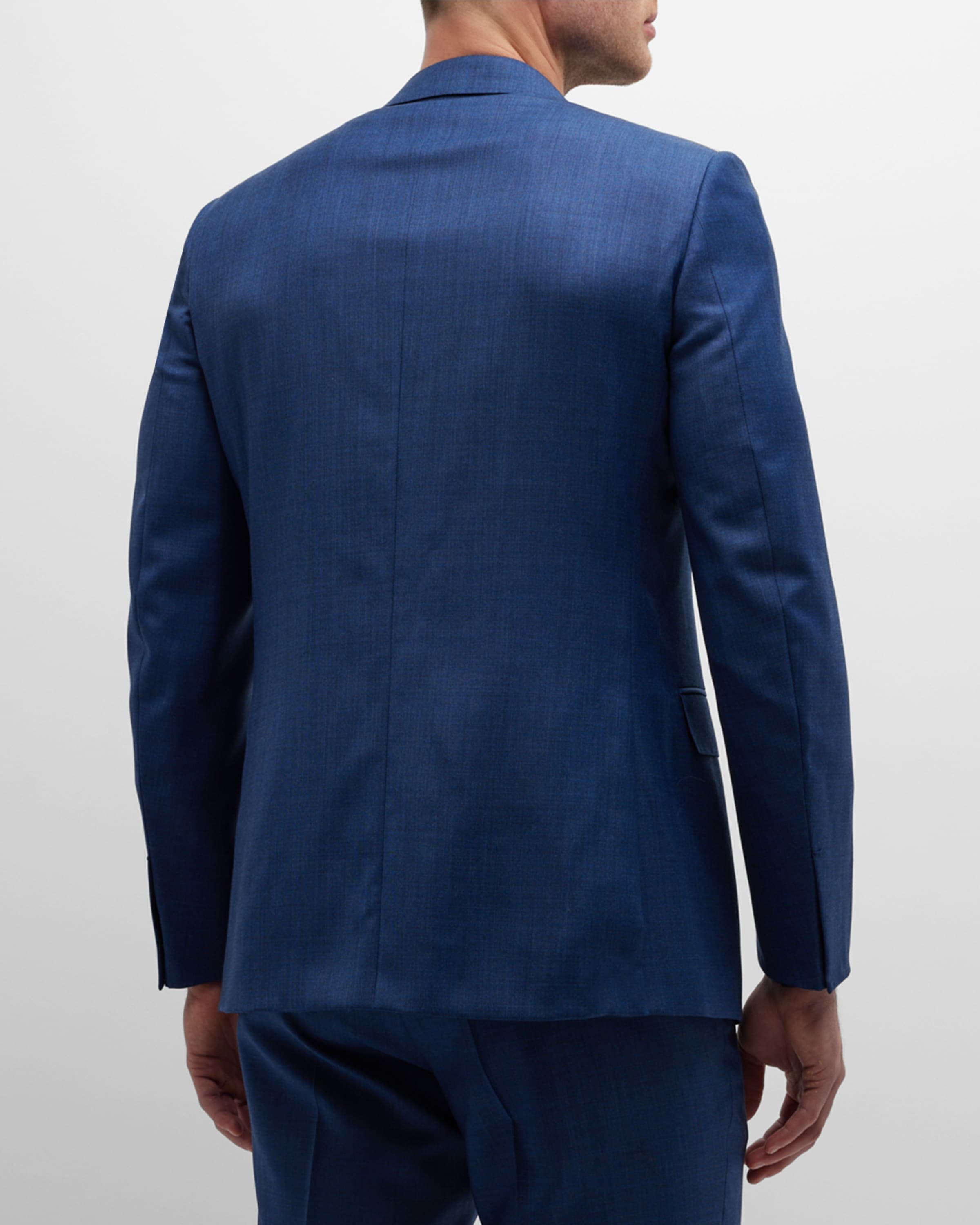 Men's Solid Wool Classic-Fit Suit - 6