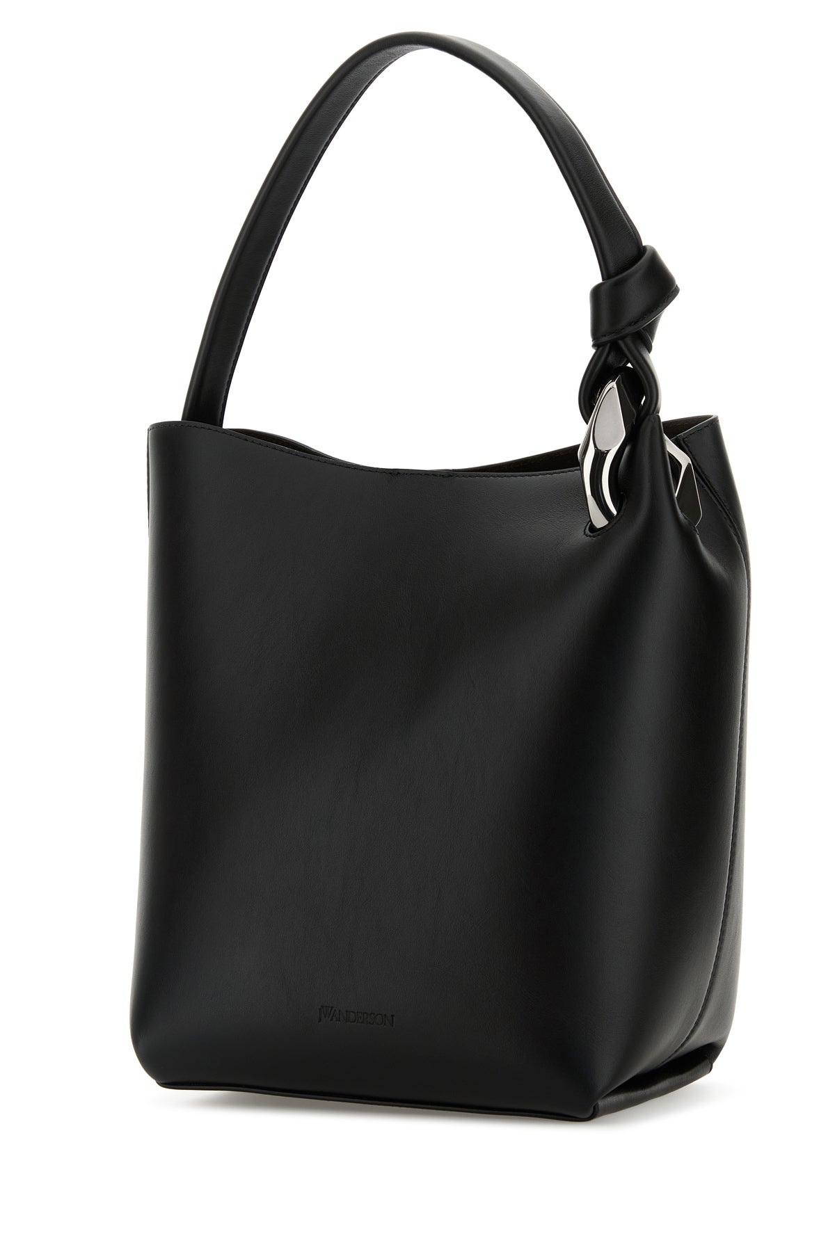 Black leather bucket bag - 2