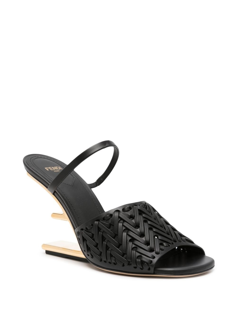 First 95mm leather sandals - 2