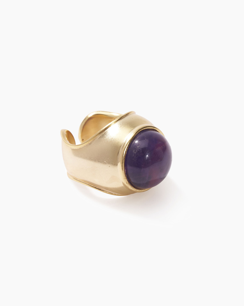 Carolina Herrera x Olympia Babylonia Cabochon Ring 1
