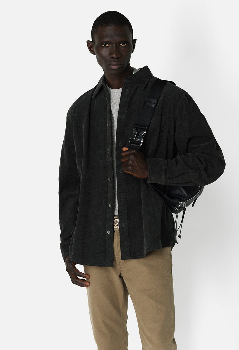 CORDUROY CLOAK BUTTON UP 6