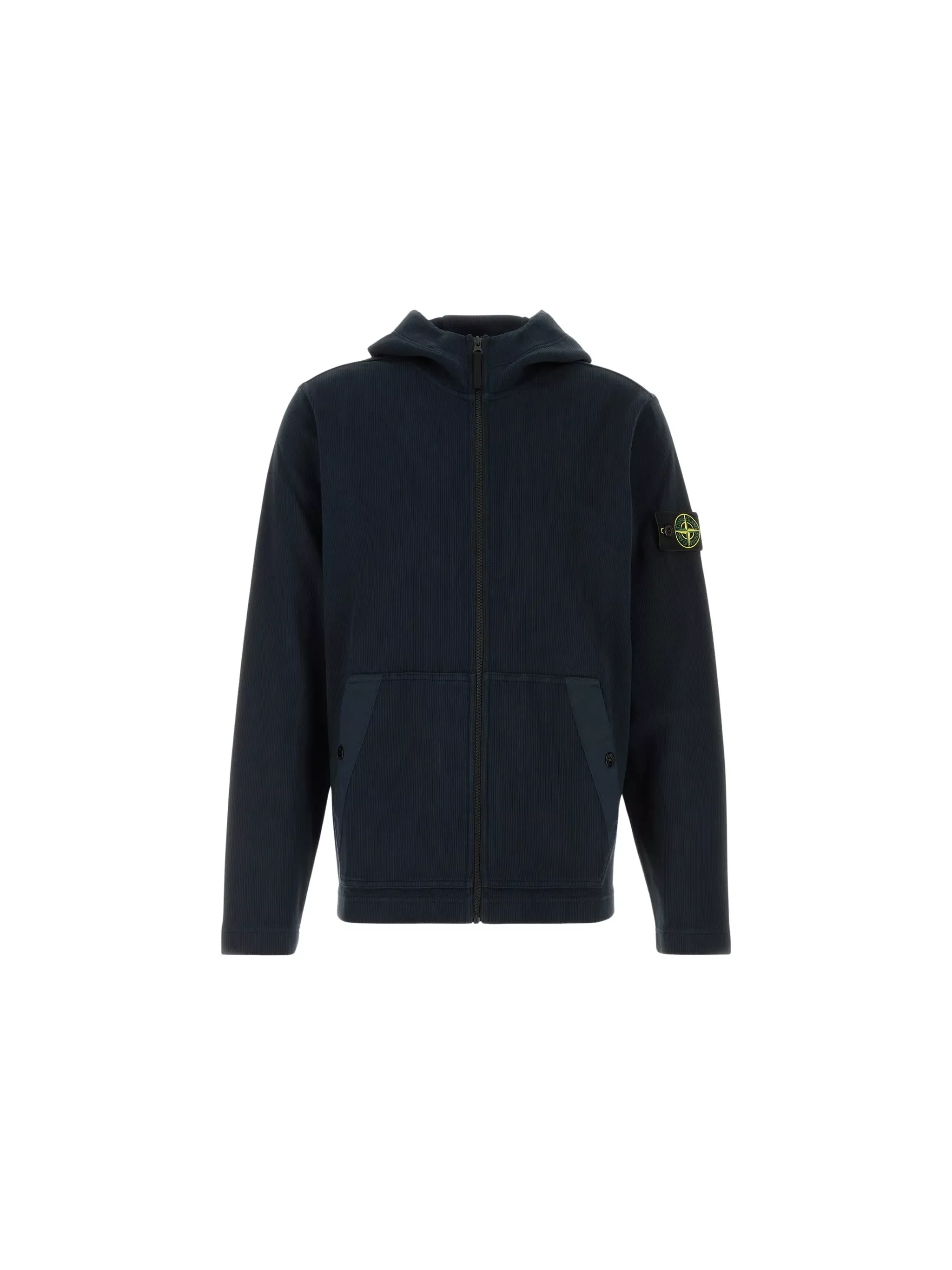 Navy Blue Cotton Sweatshirt - 1