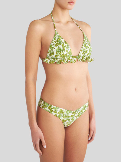 Etro TRIANGLE BIKINI WITH RUCHES outlook