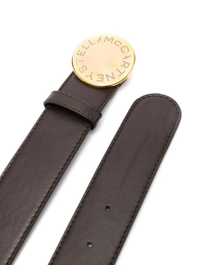 Stella McCartney perforated-logo buckle belt outlook