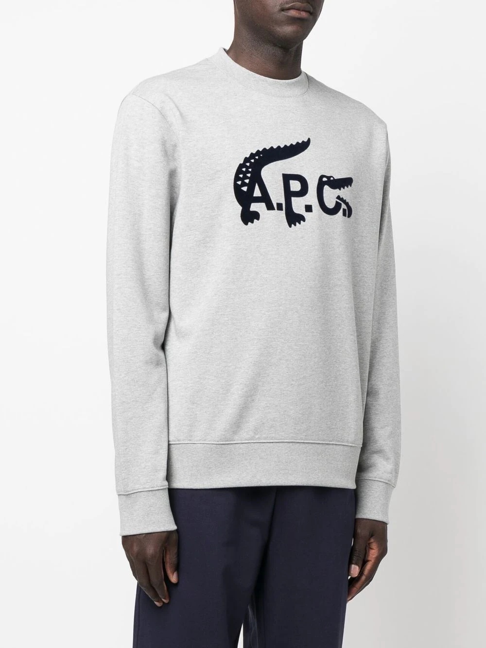 x A.P.C logo sweatshirt - 4