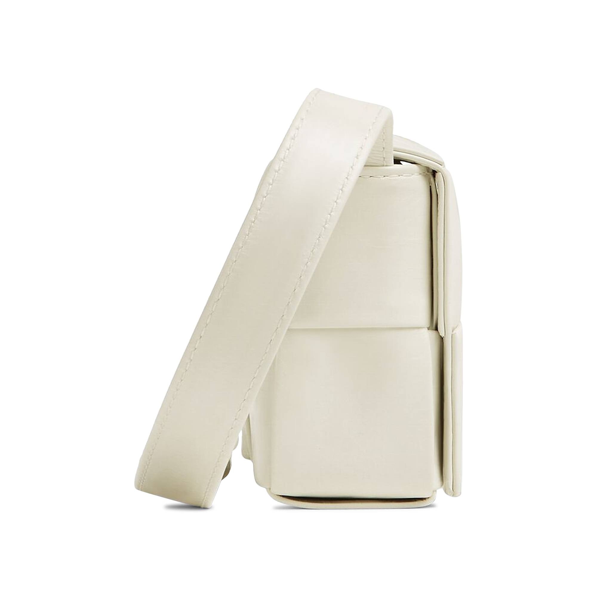 Bottega Veneta Mini Cassette Bag 'White/Silver' - 3