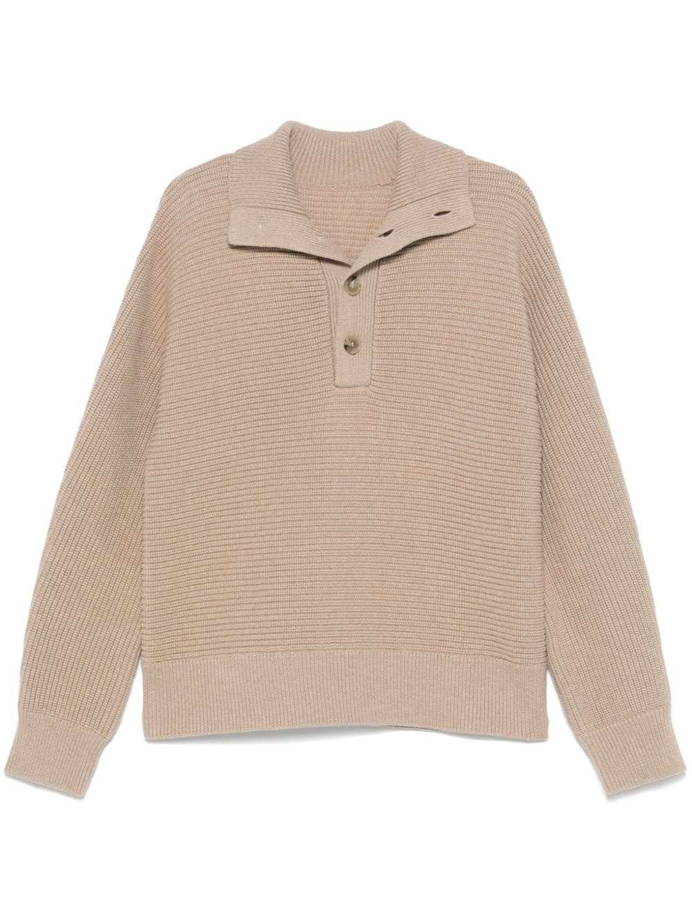 chunky-ribbed sweater - 1