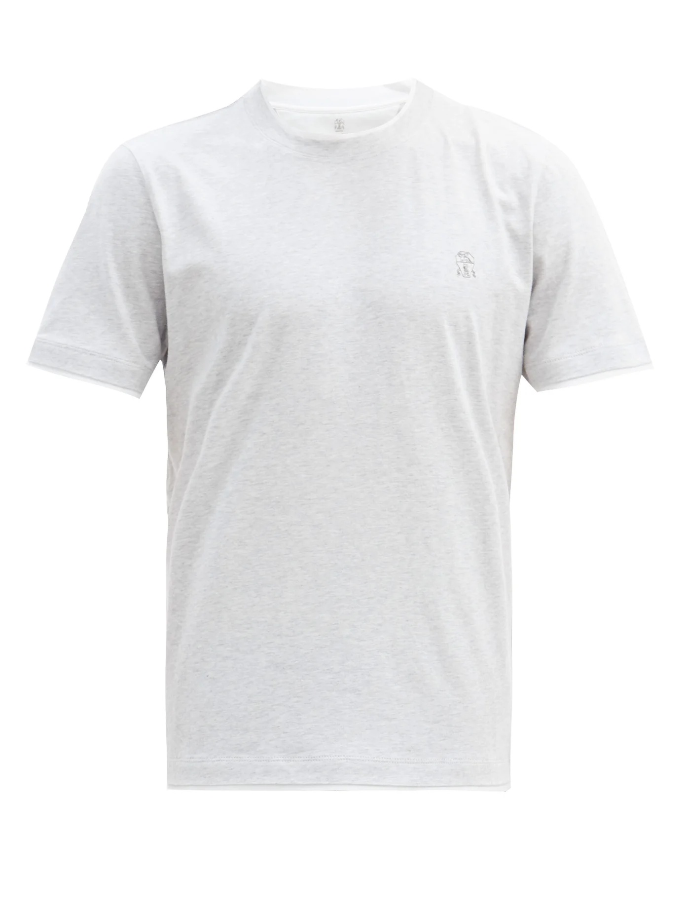 Double-edged cotton-jersey T-shirt - 1