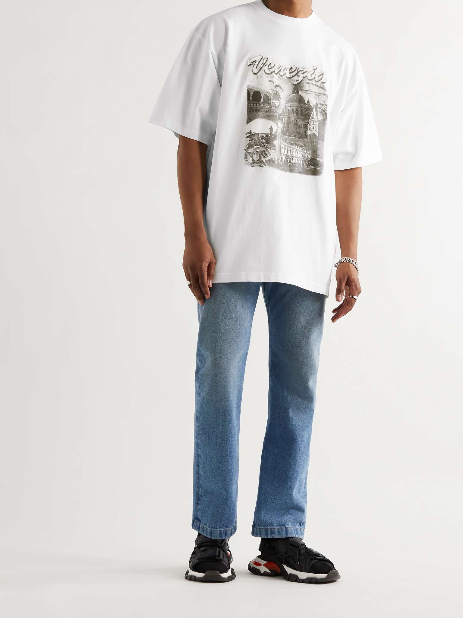 Oversized Printed Cotton-Jersey T-Shirt - 2