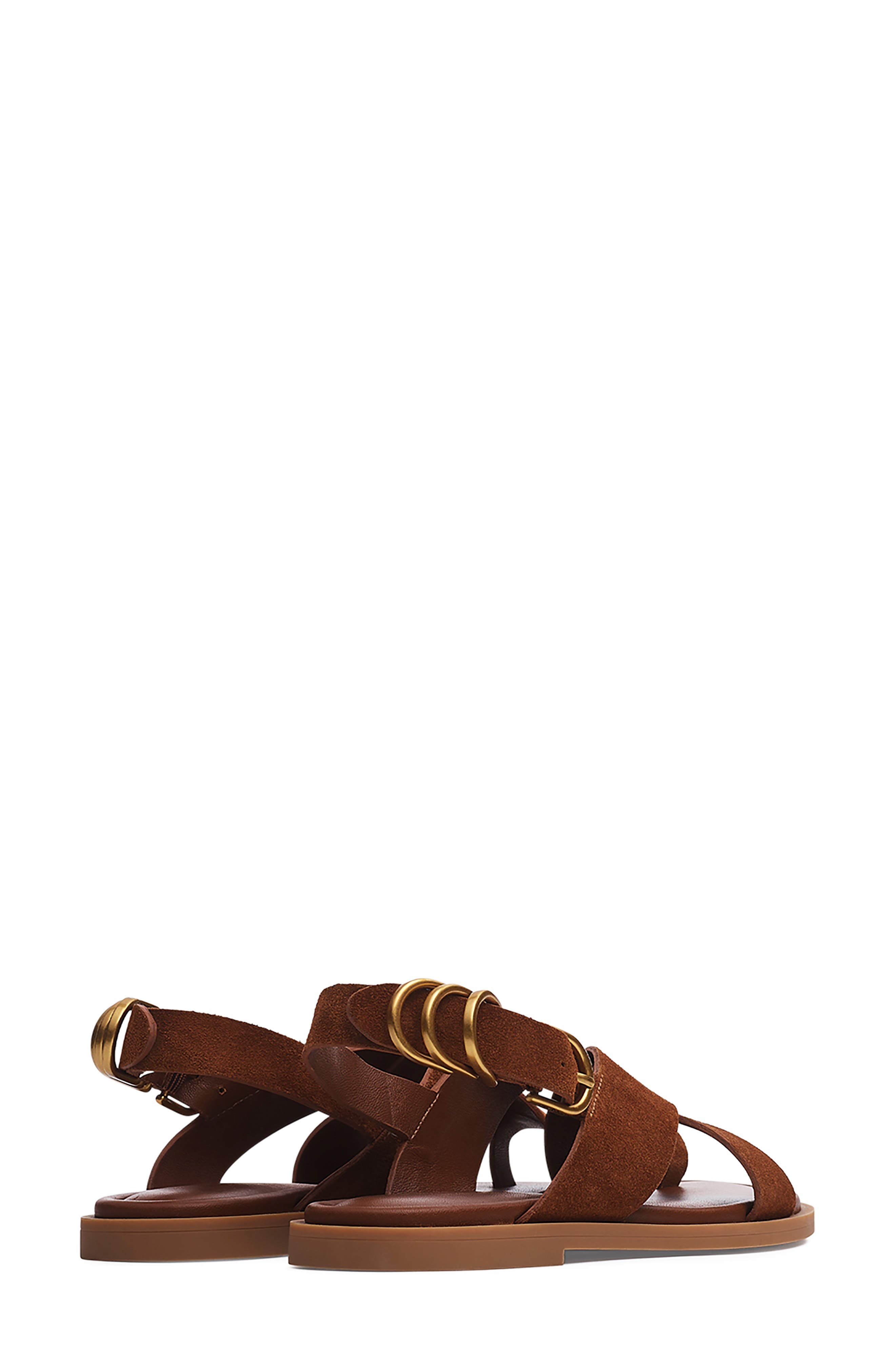 rag & bone Gia Slingback Sandal in Umber Suede at Nordstrom - 4