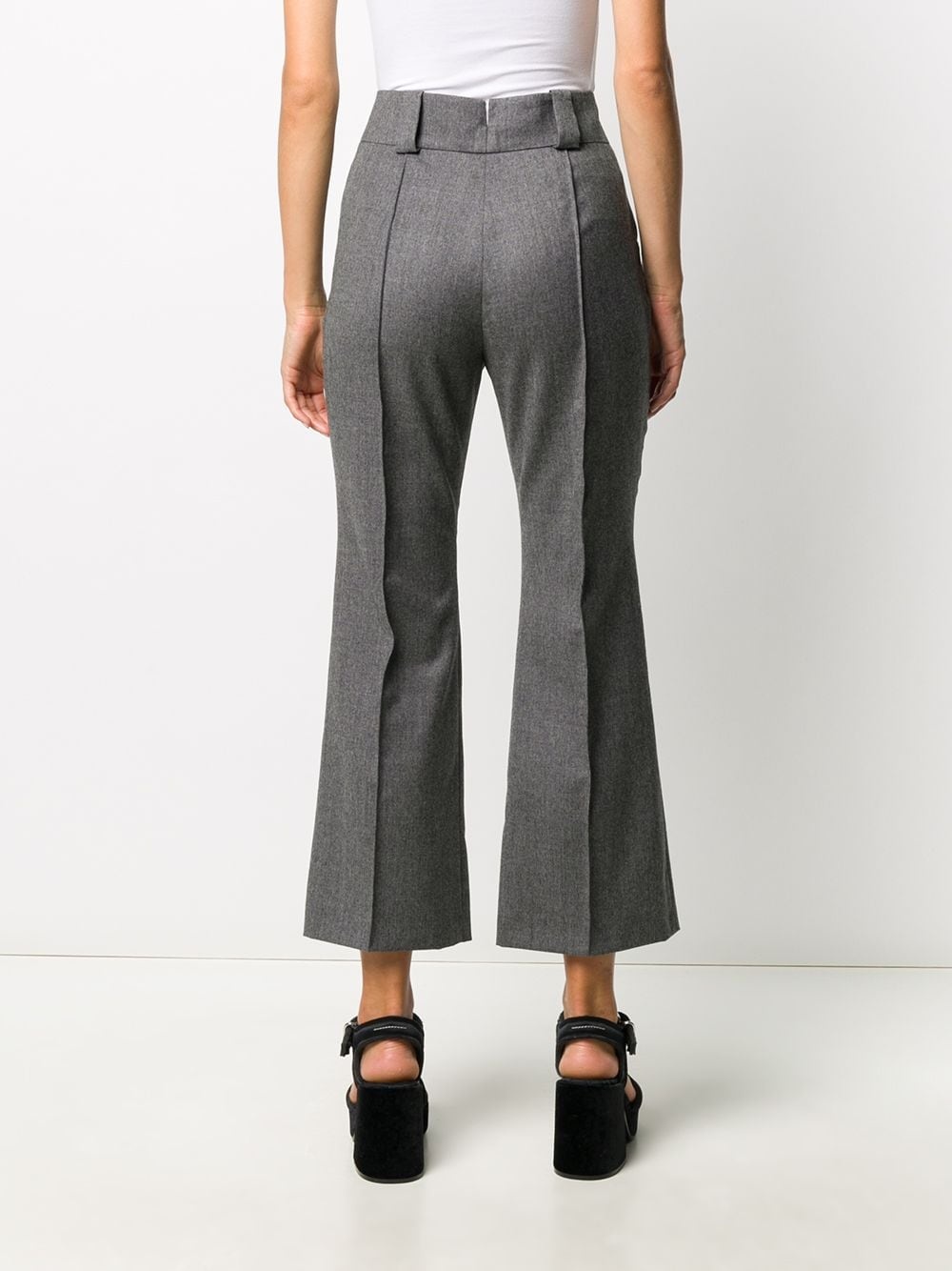 tailored cropped trousers - 4