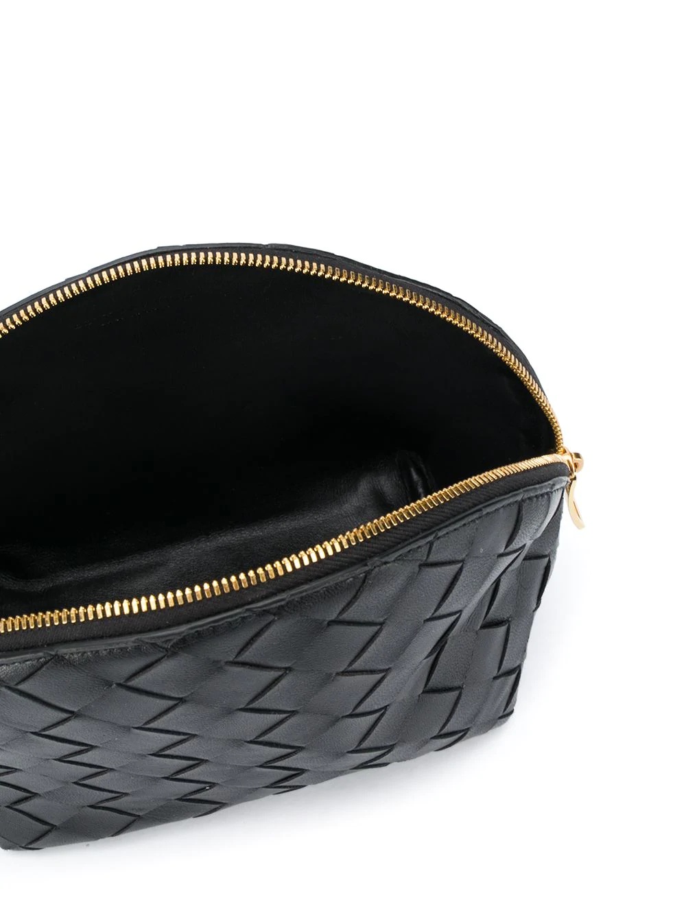 Intrecciato weave make-up bag - 4