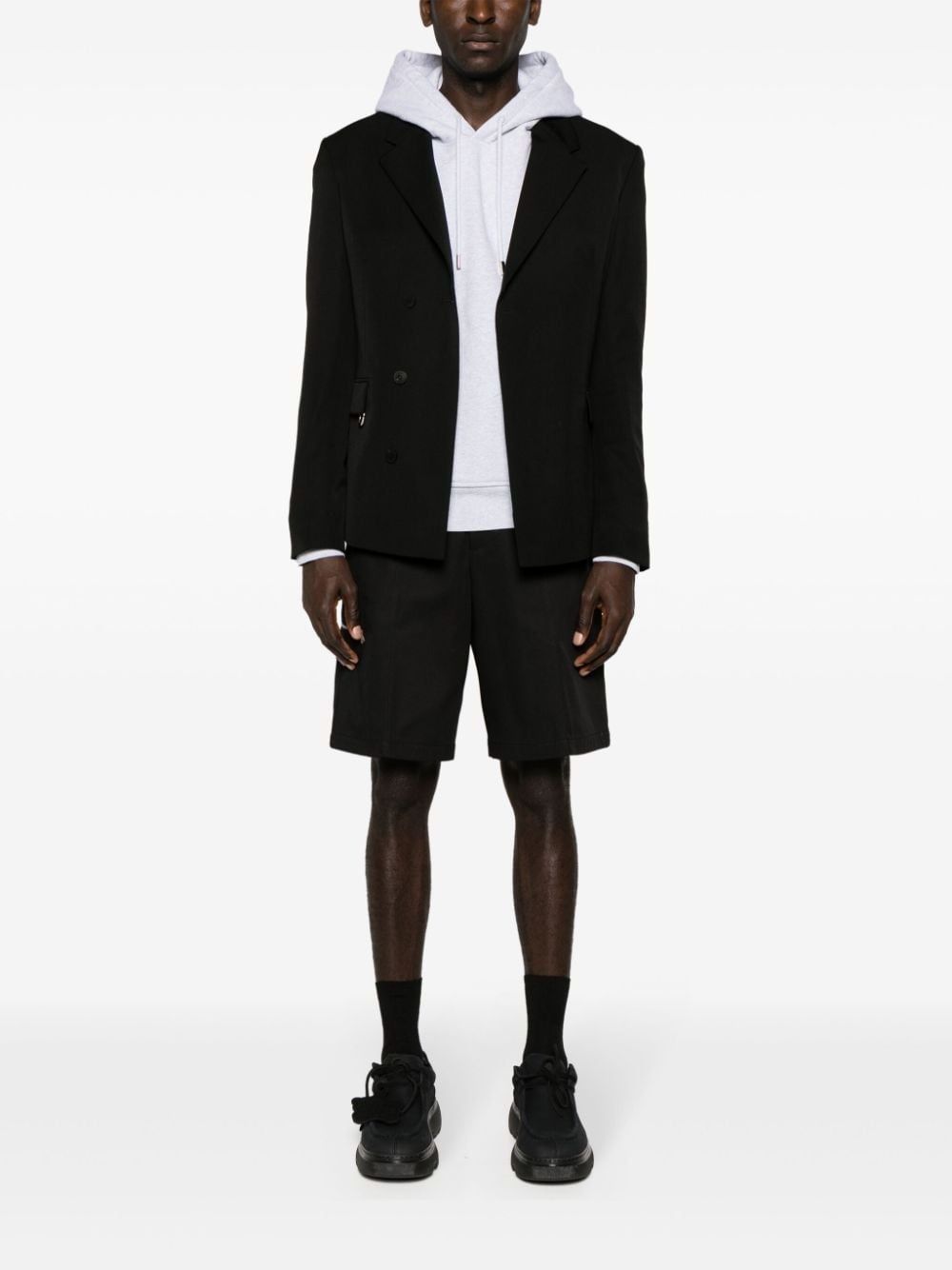 tailored cotton shorts - 2