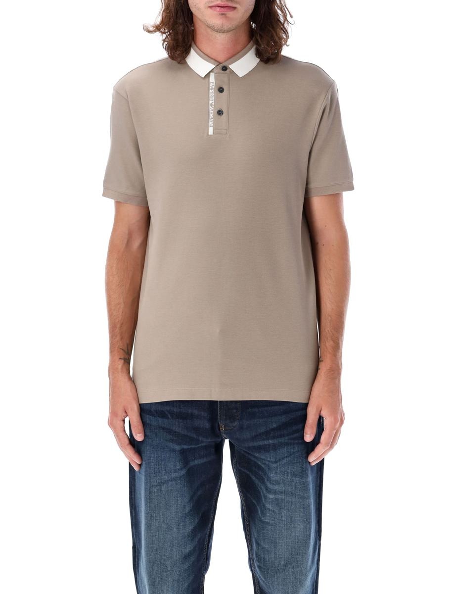 Emporio Armani Contrast Collar Polo Shirt - 1