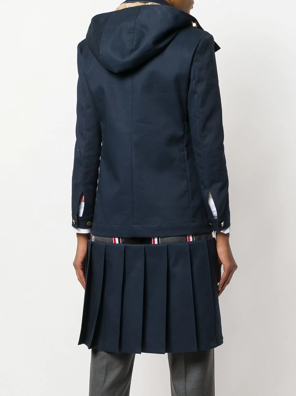 Low-Slung Pleated Mackintosh Overcoat - 4