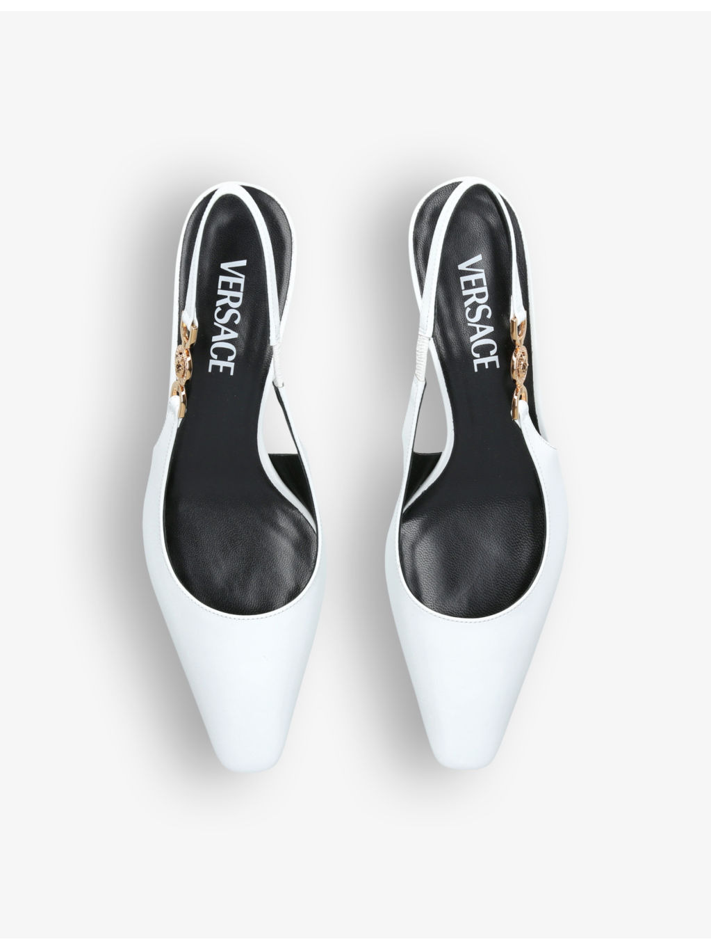 Medusa 40 leather slingback courts - 2