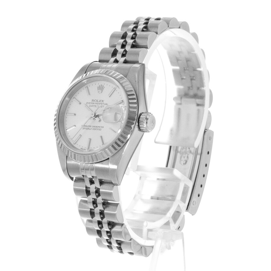 Pre-owned Rolex Datejust 26 Automatic Chronometer Silver Dial Ladies Watch 79174 SSJ - 5