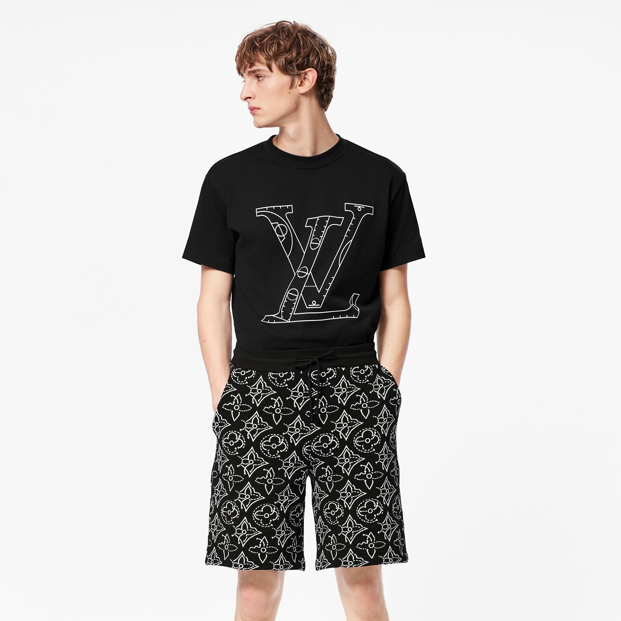 LVxNBA Strategic Flowers Quilted Shorts - 3