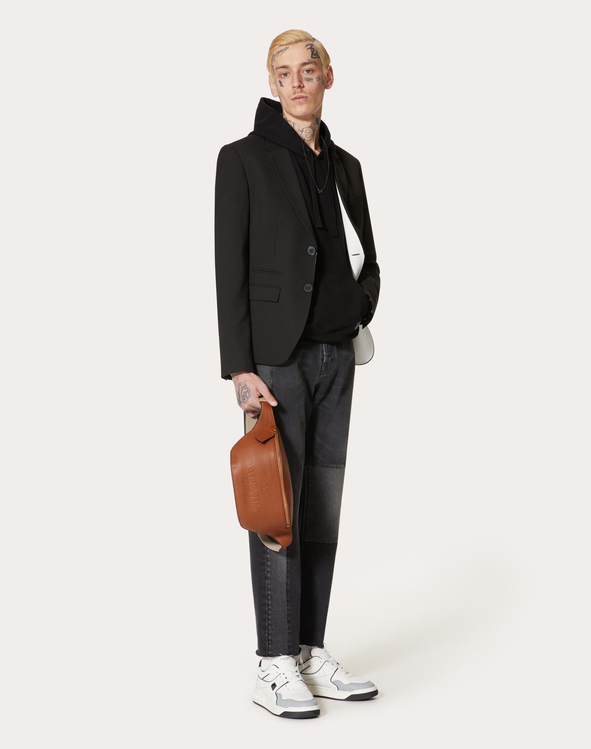 VALENTINO GARAVANI IDENTITY LEATHER BELT BAG - 6