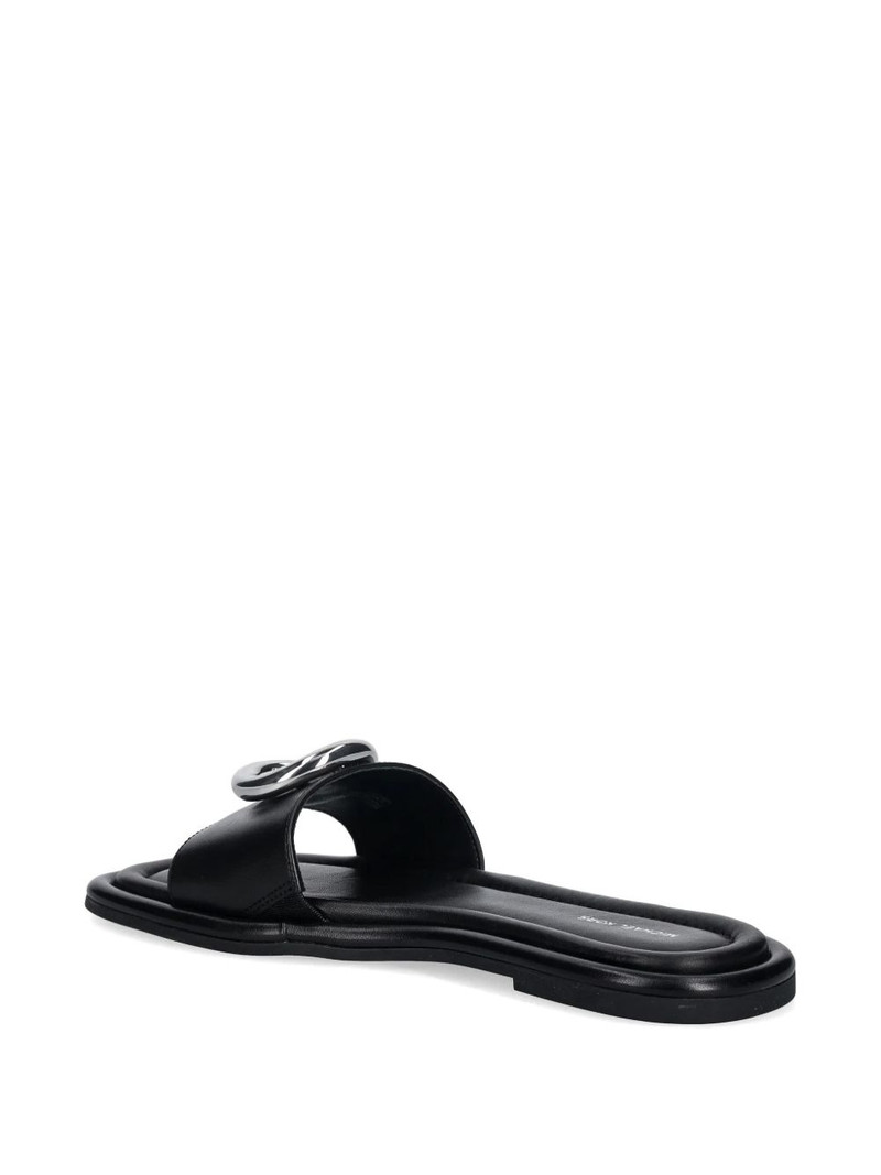 Milan logo-plaque flat sandals 3