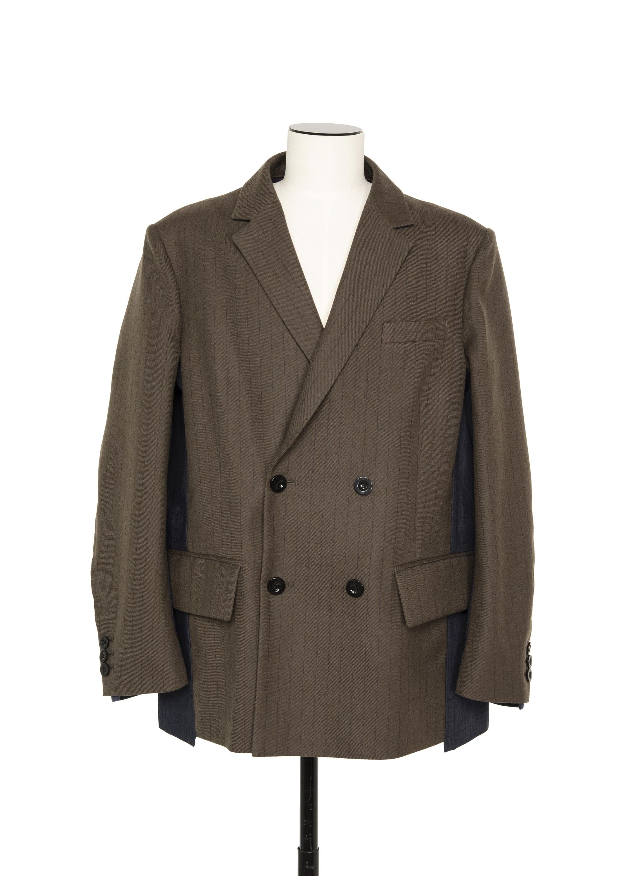 Chalk Stripe x Rip Stop Jacket - 1