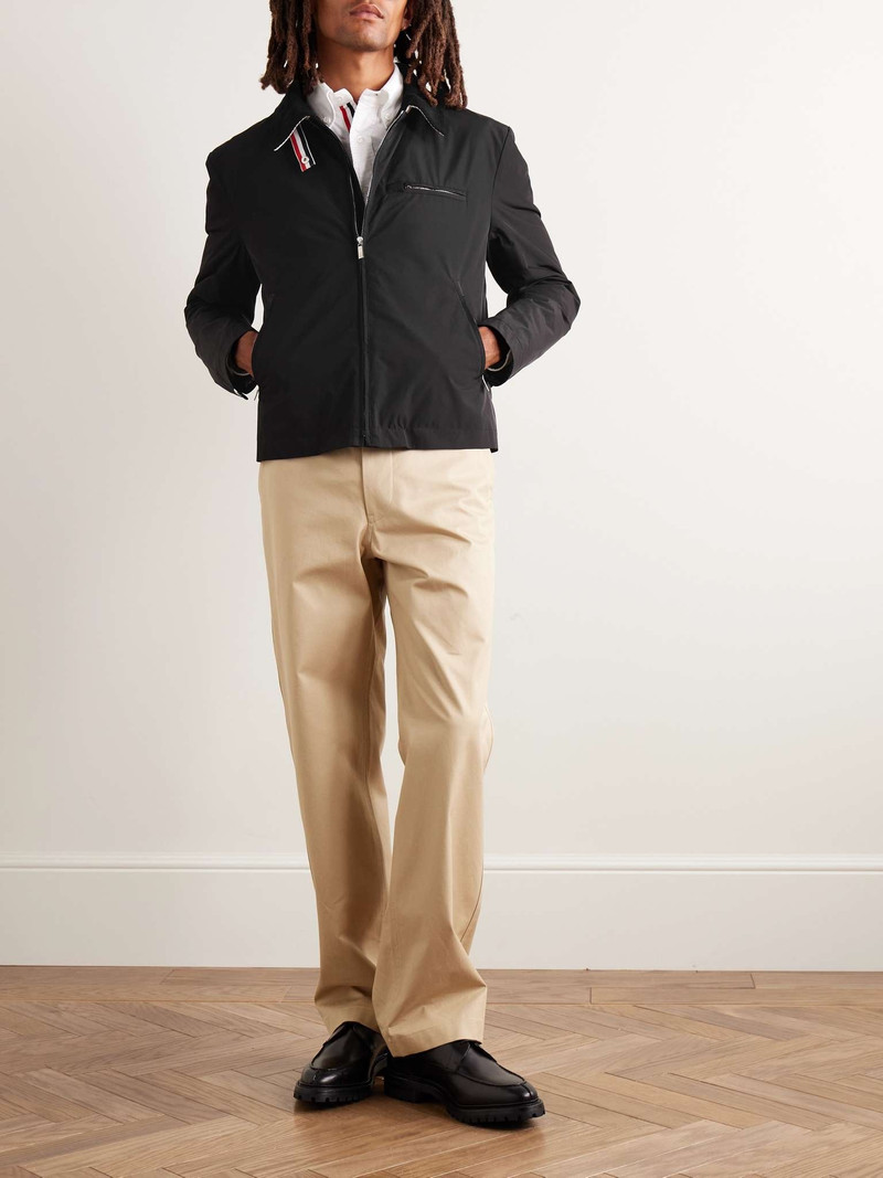 Thom Browne Cotton-Corduroy Trimmed Gabardine Jacket outlook