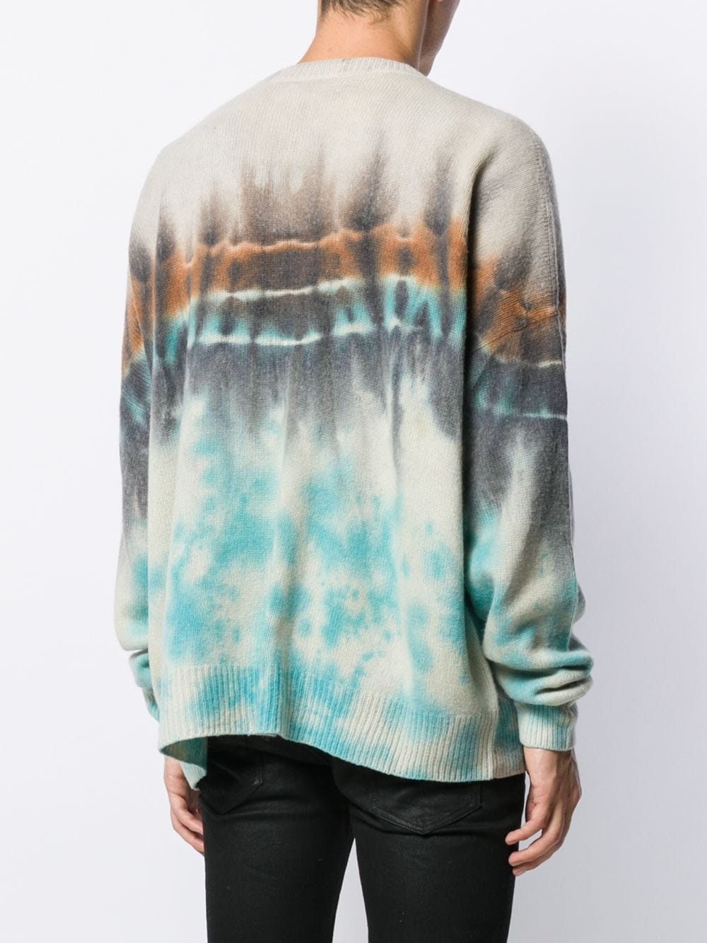tie-dye crew neck jumper - 4
