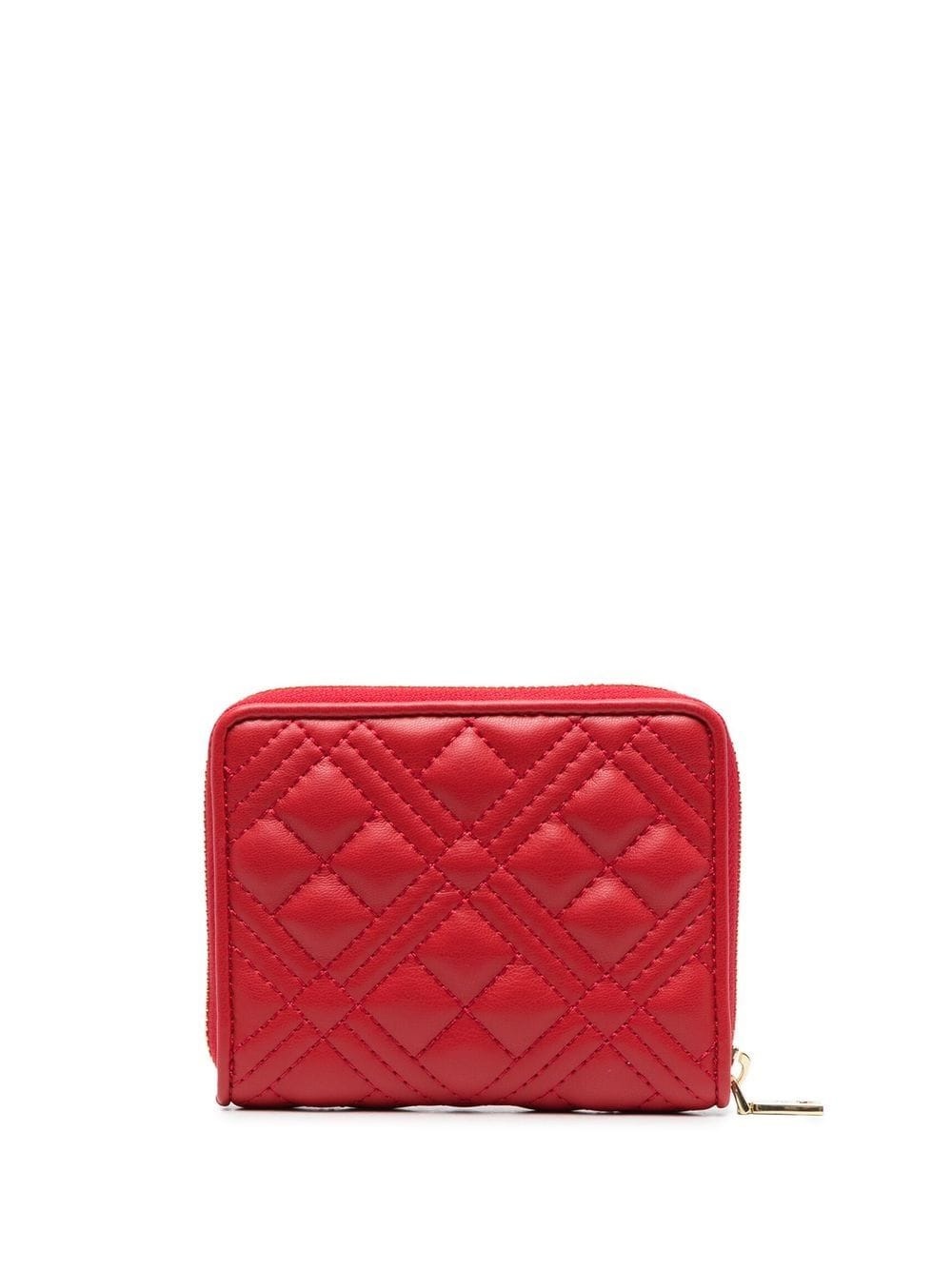 quilted logo-plaque purse - 2