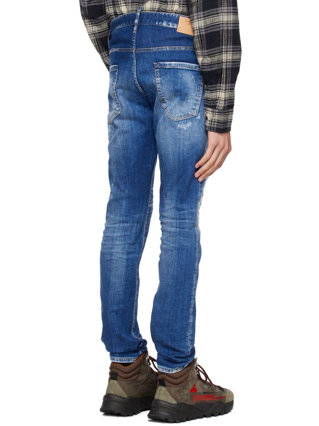 Blue Slash Wash Cool Guy Jeans - 3