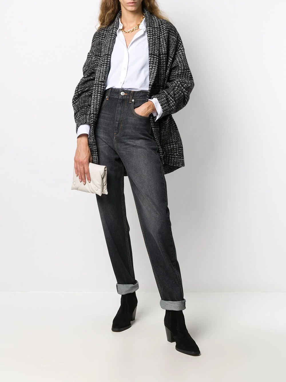 oversized tweed blazer - 2