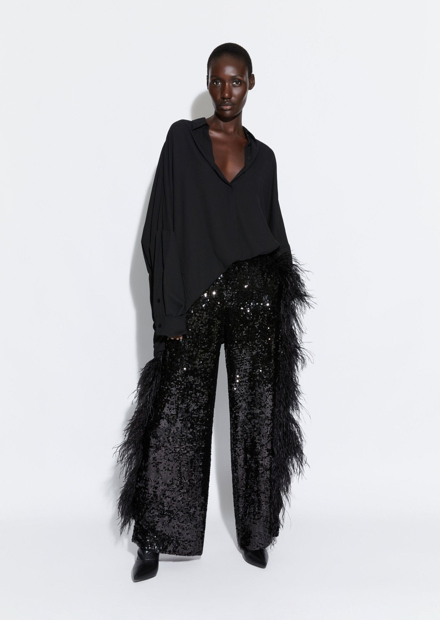 Lightweight Georgette Oversized Shirt - 2