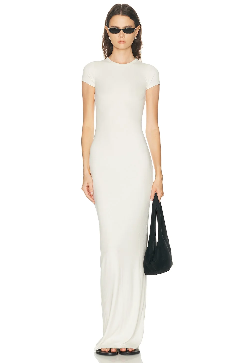 Cap Sleeve Maxi Dress - 1