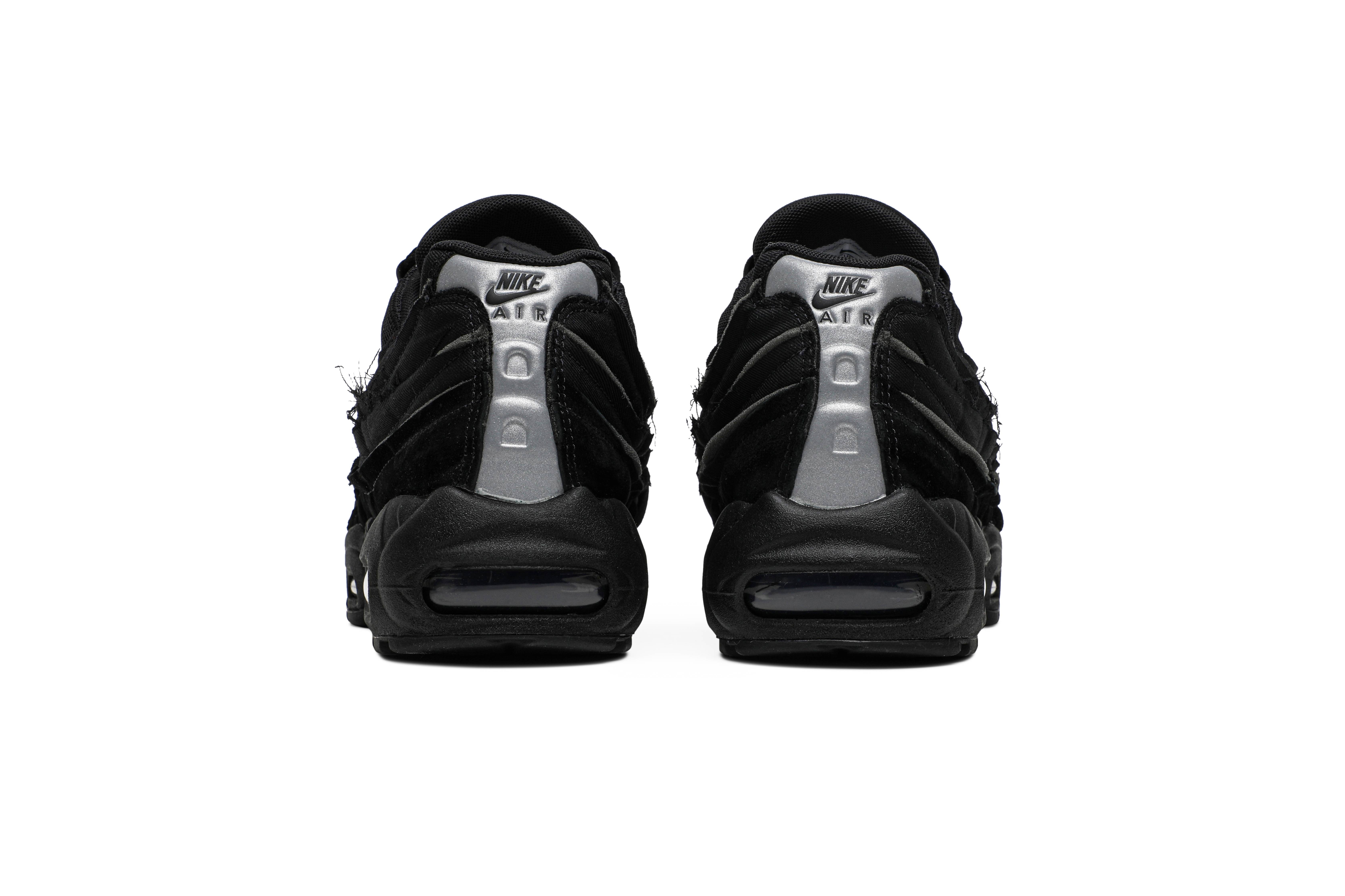 Nike Comme des Garçons x Air Max 95 'Black' | goat | REVERSIBLE